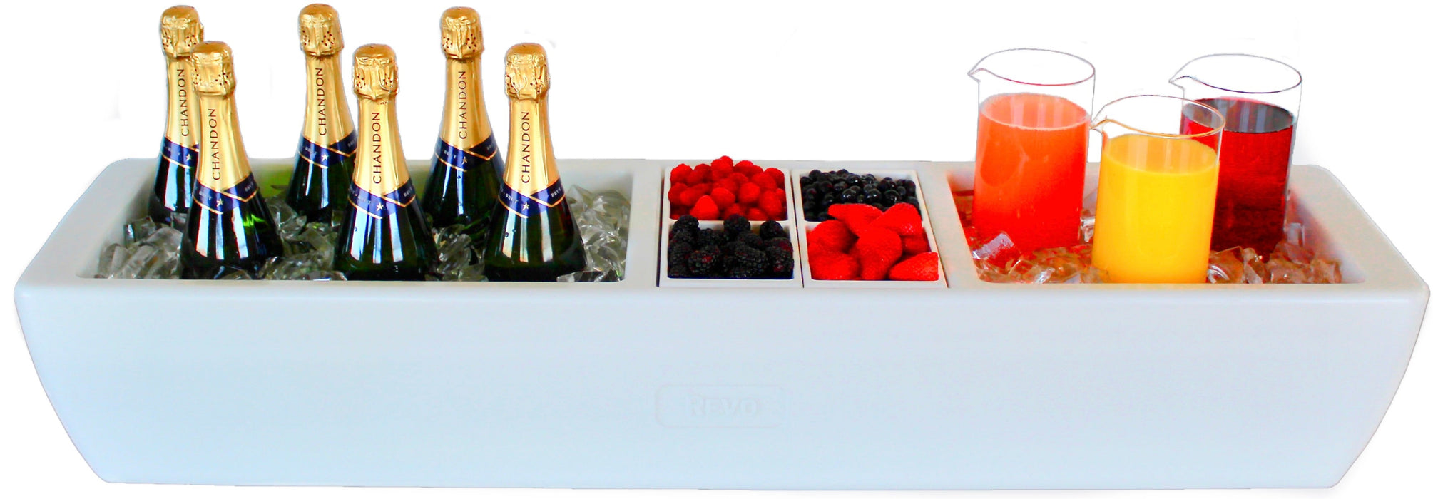 REVO Party Barge Cooler – Polar White | REVO COOLERS, LLC