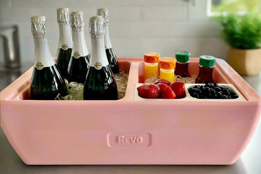 Dubler Party Cooler | Pink Coral by REVO COOLERS, LLC