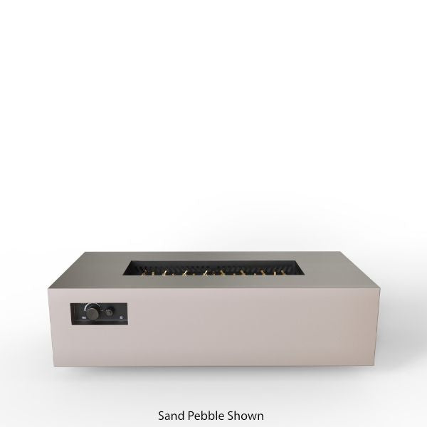 Warming Trends AON Rectangle Steel Fire Pit Table – 60”