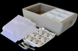 The Dubler HEAT is unique innovation as a flameless chafer and cooler combination that fits two 1/2 size food pans and up to 4” depth.  The premium insulation, along with the heat packs and placing hot food trays straight from oven, provide a slow drop in temperature over time.  Enjoy hot to eventually warm food for hours while the outside remains safe to touch for easy mobility.