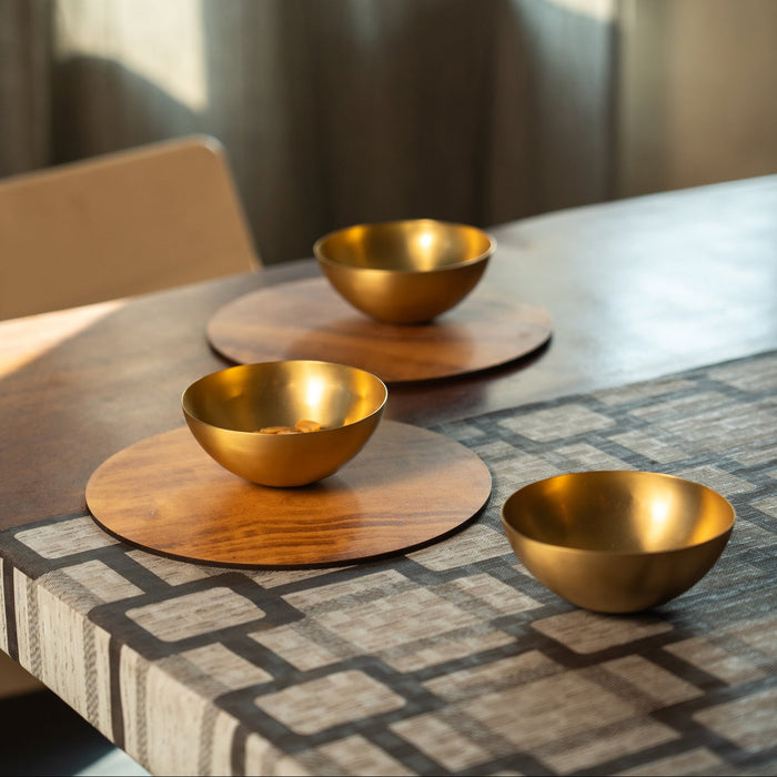 Artisan Brass Bowls Extra Small - Set of 4