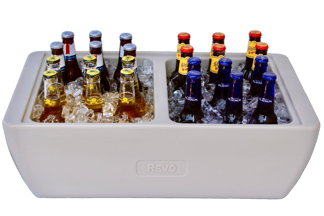 REVO Dubler Party Cooler | Greige Mist by REVO COOLERS, LLC