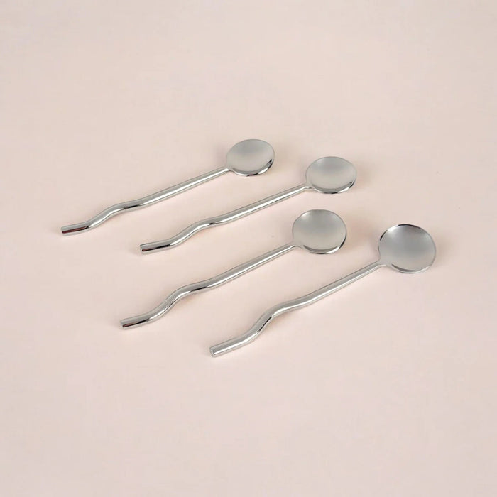 Stainless Silver Finish Cutlery - Set of 4
