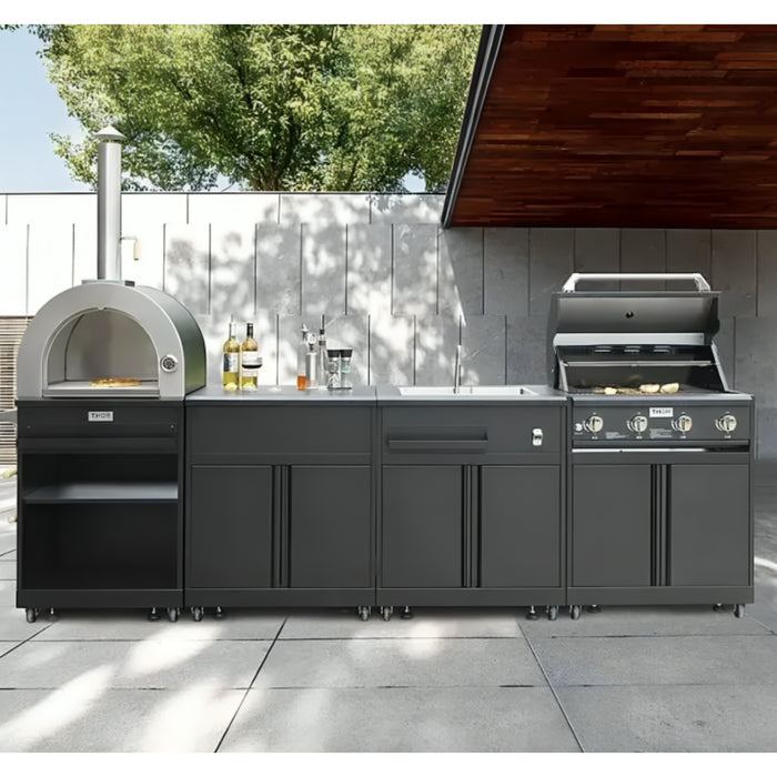 GourmetMaster Outdoor Kitchen with Pizza Oven
