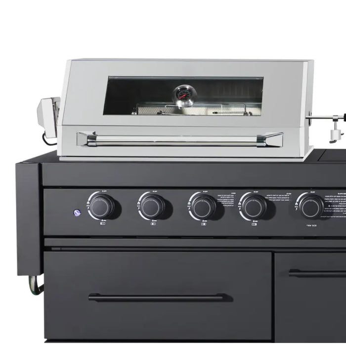 EliteGrill Outdoor Kitchen with Beverage Center