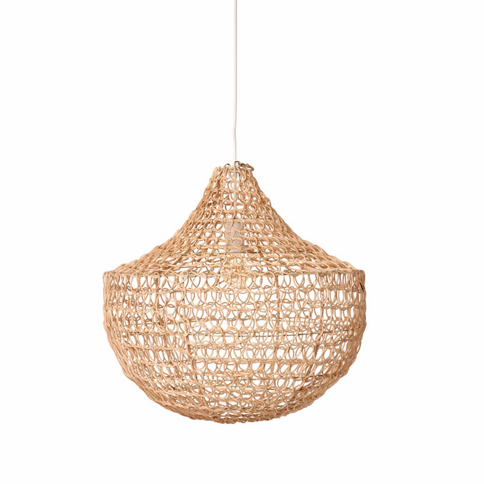Santa Barbara Rattan Open-Weave Pendant