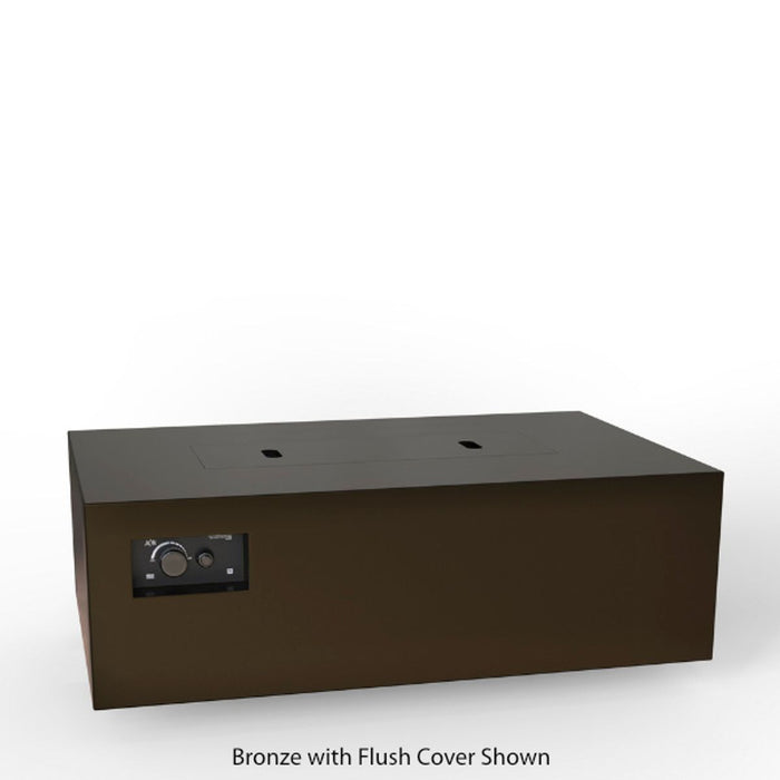 Warming Trends AON Rectangle Steel Fire Pit Table – 48”