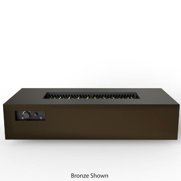 Warming Trends AON Rectangle Steel Fire Pit Table – 72”