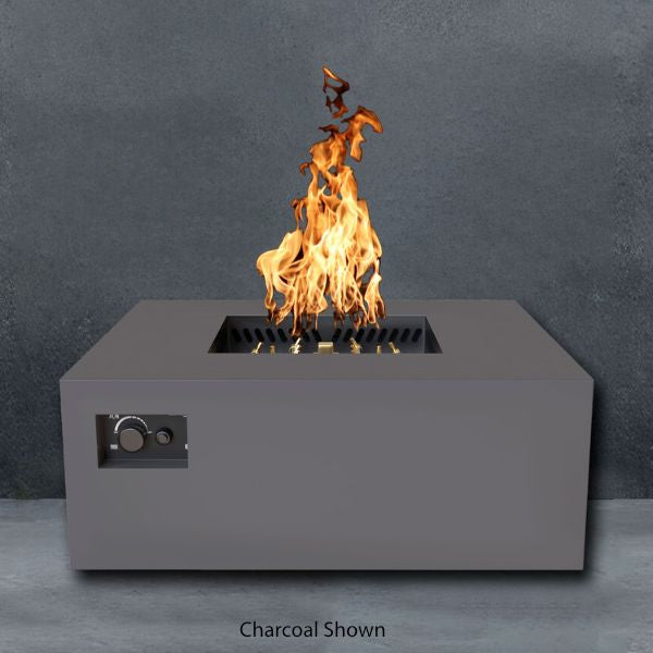 Warming Trends AON Square Steel Fire Pit Table – 40