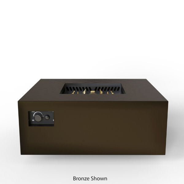 Warming Trends AON Square Steel Fire Pit Table – 40